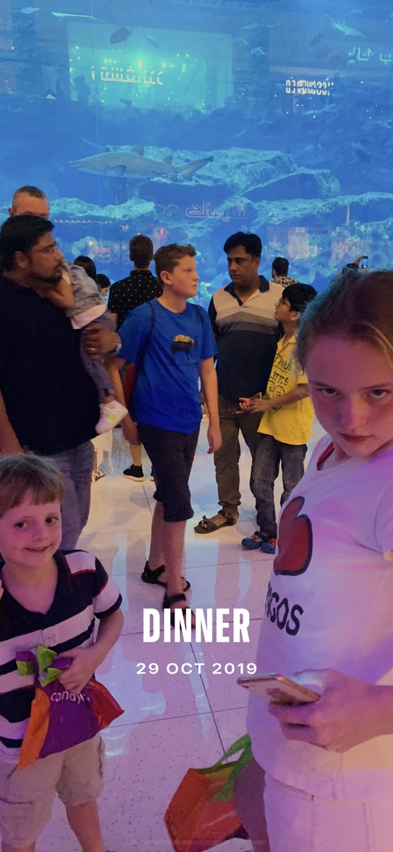 Dave and Bronagh, Dubai, 29 October 2019.