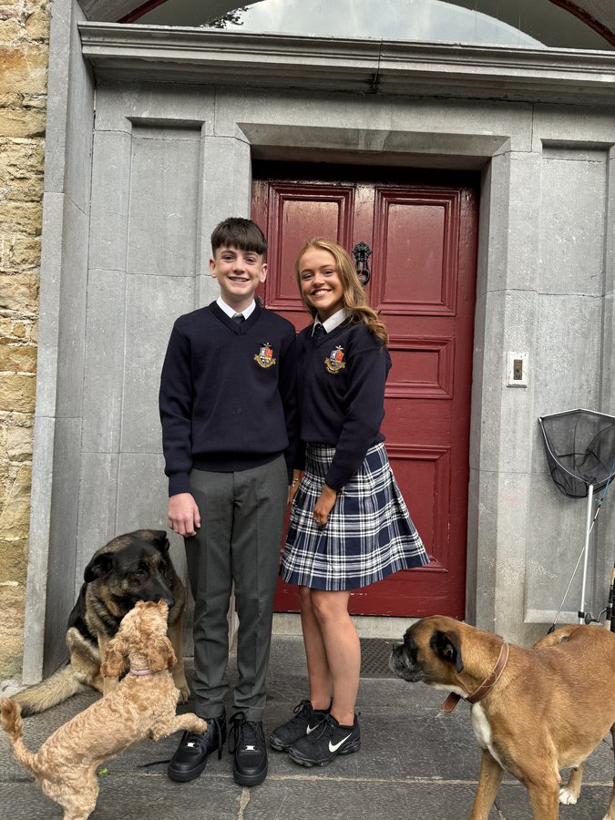 School-day smiles.
